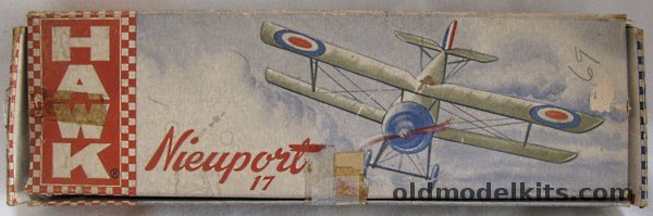 Hawk 1/48 Nieuport 17 - Flip-Top Box Issue, 706 plastic model kit